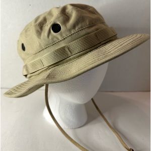 Propper Khaki  Sportsmen Tactical  Cotton Chin Strap Hat 7 1/4